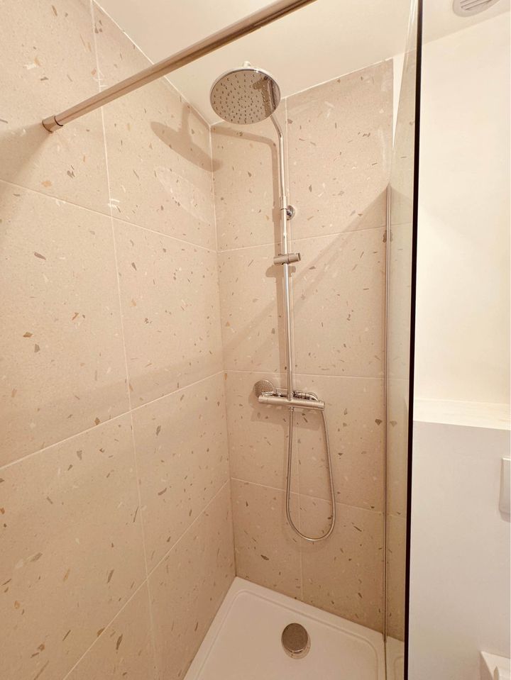 studio with private bathroom